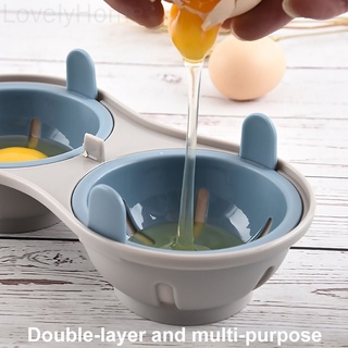 2 cavidades huevo cazador de huevos microondas vaporizador de caza furtiva tazas escalfados huevos cocina Gadget LovelyHome