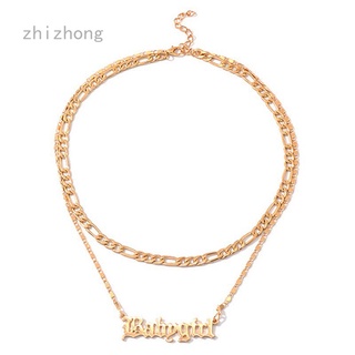 Collar De acero inoxidable zhizhong Tongwendian Xhh95D con dos capas Para niñas/niñas