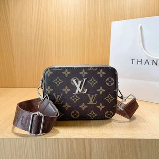 LV Louis Vuitton Shoulder Bags ready stock High quality square bag thickened PU leather coin purse Hot sale For Women/Men (2)