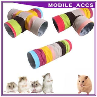 pequeño animal hideout túnel plegable mascota juego de juguete túnel tubo para conejo enano hámster conejillo de indias chinchilla azúcar