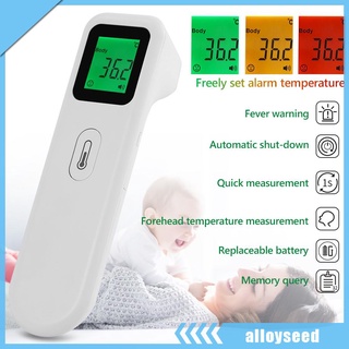 (aleación) Termómetro infrarrojo para la frente LCD sin contacto medidor de temperatura líquido corporal