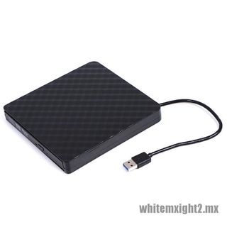 blanco/usb 3.0 externo cd dvd rw escritor slim drive quemador lector para pc portátil