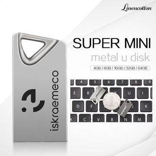 Linencotton 2/4/8/16/32/64GB Metal impermeable USB 3.0 Flash Drive Memory Stick U Disk para PC
