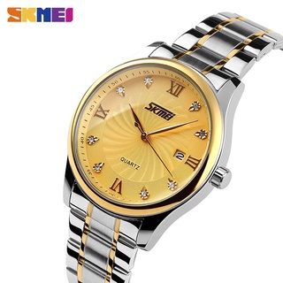 Skmei reloj de cuarzo de lujo para hombre/reloj de pulsera Casual de negocios para hombre/reloj de pulsera de marca superior/reloj Masculino 9101