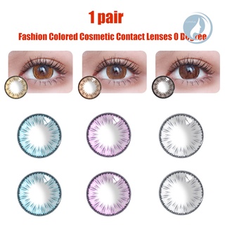 Fashion Colored Cosmetic Contact Lenses 0 Degree Thin Party Cosplay Makeup Tool