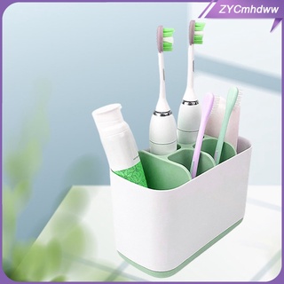 estante de cepillo de dientes, organizador multifunción, soporte de almacenamiento de cepillo de dientes, soporte de baño para cepillo de dientes eléctrico,