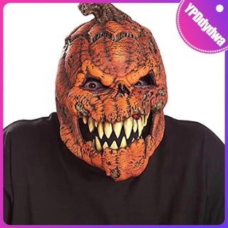 Pumpkin Mask Pumpkin Head Mask Halloween Novelty Costume Party Latex Full Head Mask Cosplay Props Pumpkin Mask Costume