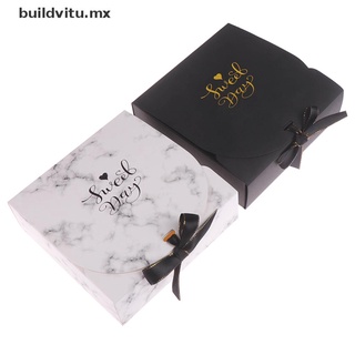 【buildvitu】 Creative Marble Style Gift box Kraft Paper DIY Candy box Valentine's Day Gift [MX] (5)