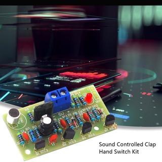ready stock Kit de interruptor de Clapping controlado por voz Kit de práctica electrónica de producción divertida