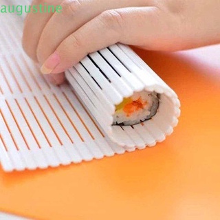 augustine gadget sushi maker diy mat rodillo sushi rolling cocina arroz rolling mat herramienta sushi/multicolor (1)