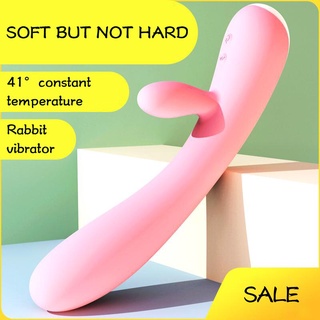Vibrador para mujeres consolador de silicona calefacción juguete sexual conejo vibrador punto g estimulador clítoris vibrador tienda sexual mujeres juguetes sexuales aCtz