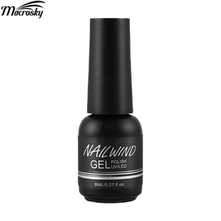 macrosky_ Portable Gel Polish UV LED Nail Gel Long Lasting for Nail Salon