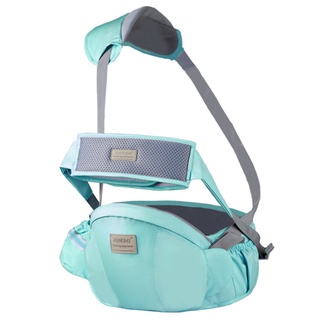ainomi baby sling carrier walkers taburete de cintura canguro frente frente recién nacido asiento de cadera bebé portador envoltura bolsa soporte hipseat verde claro (2)
