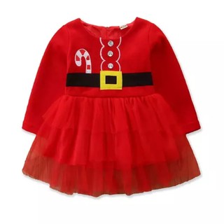 Vestido de tutú de navidad vestido rojo de navidad bebé niños niño rojo navidad