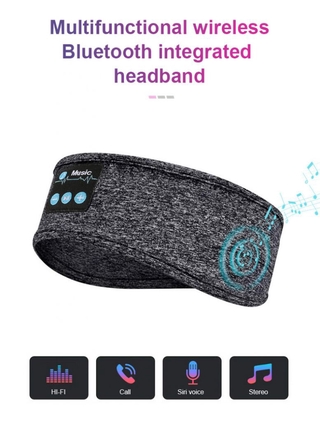 [nueva llegada]audífonos para dormir bluetooth/diadema delgada elástica y cómoda/inalámbrica/máscara de ojos para dormir lateral versa (2)