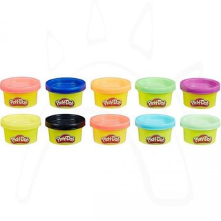 Recarga Play-Doh Original 10 Party Pack Tube Mini latas Play Doh Playdoh