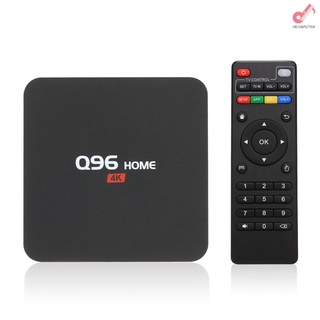 hp q96 home smart android 8.1 tv box rk3229 quad core uhd 4k media player 1gb/8gb 2.4g wifi h.265 vp9 hdr10 reproductor de vídeo con mando a distancia