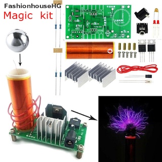 fashionhousehg diy kit mini tesla bobina de plasma altavoz conjunto electrónico campo música proyecto parte venta caliente
