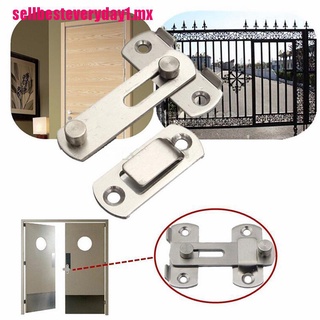 [sbd1.mx]nuevo acero inoxidable puerta de seguridad para el hogar puerta de puerta perno cierre deslizante hardware+tornillo