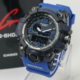 G-Shock CASIO GWG 1000 relojes deportivos negro lista de colores azul negro lista oro (4)