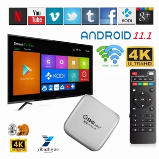 Listo Stock Q96MINI TV BOX Red Top 5G wifi 4K 3D Android 11.1 Decodificador