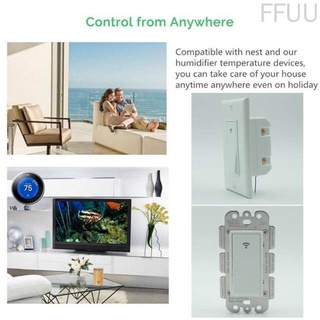 [ffuu] Tuya ZigBee luz inteligente interruptor de Control remoto hogar inalámbrico lámpara interruptor WiFi Control de voz Panel de luz (9)