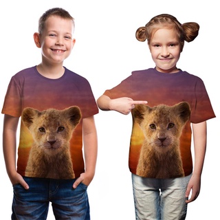 El rey león niños camiseta impresión 3D niños camiseta niños bebé camiseta NALA (1)