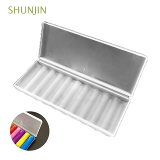 SHUNJIN útiles cajas de almacenamiento de plástico contenedor titular AA baterías portátil para 10Pcs AA Durable caso de batería cubierta/Multicolor