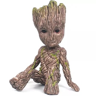 6CM Disney guardianes de la galaxia árbol hombre Groot juguete de acción figura modelo de dibujos animados película vengadores Mini Groot juguetes niños regalos