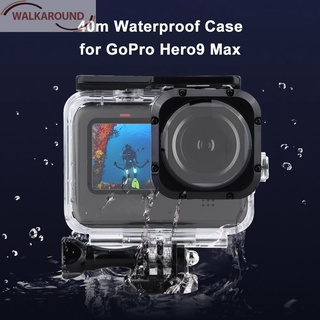 (Wal) Funda impermeable para Gopro Hero 9 Max lente de cámara buceo carcasa protectora (3)