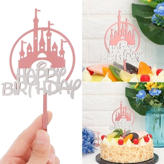 READY STOCK - decoración para tartas de feliz cumpleaños Disney (1)