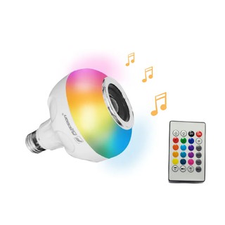 E26/E27 RGB Foco Led Multicolor Bocina Bluetooth Control Remoto
