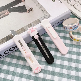 Cortador de pata de gato cuchillo de arte cortador de oficina suministros escolares lindo arte cuchillo (1)