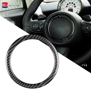 [listo Stock] adhesivo para volante de fibra de carbono, accesorio para coche, para Mini Cooper JCW