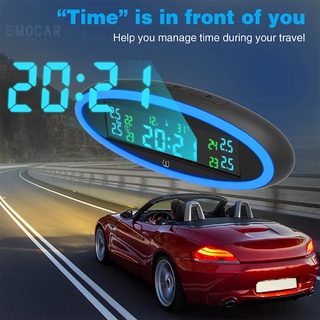 Emocar Monitor De presión De neumáticos durable inalámbrico multi-inalámbrico con monitoreo en tiempo Real Para coche