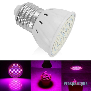[prosperityus] 48/60/80 220v led crecer luz e27 bombilla de lámpara para plantas hidropónica espectro completo