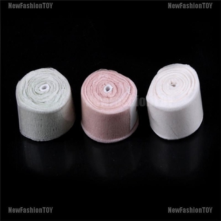 newfashiontoy 3 piezas rollo de papel higiénico de pañuelos de baño 1:12 casa de muñecas miniatura accesorio juguete
