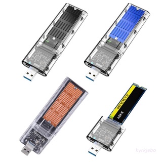 kyrk M2 SSD Case SATA Chassis M.2 To USB 3.0 5G SSD Adapter For PCIE SATA M / B Key SSD Disk Box For 2230/2242/2260/2280MM