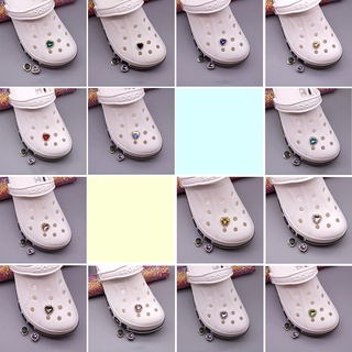 Charms [Adore] 1Pc Croc zapato encantos diamantes de imitación JIBZ accesorios de zapatos decoración para Croc Kid zapato roadgoldnew (6)