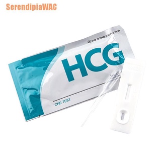 serendipiawac (+) 5/10 tiras de prueba de embarazo temprano para mujeres hcg kit de tiras de prueba de orina de precisión
