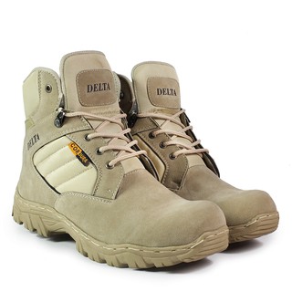 Cordura táctica del desierto botas de los hombres botas de seguridad punta de hierro zapatos de senderismo
