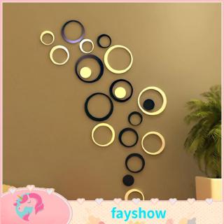 Fay 5 piezas/juego De stickers removibles De pared De Acrílico Para fondo De Tv/decoración del hogar