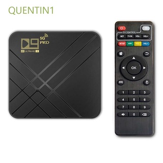 QUENTIN1 HD Smart TV Box 2.4G 5G WIFI D9 PRO TV Box Set Top Box Equipos de video Receptores de TV 1GB 8GB H.265 Android 10.0 Reproductor multimedia Reproductor multimedia WiFi