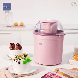 Ť YOULG Ice Cream Maker 0.8L/12W Home Automatic 800ML Ice Cream Machine Electric Frozen Yogurt Machine With Built-in Cooling System 220V