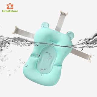 bebé plegable bañera de baño almohadilla de seguridad infantil ducha antideslizante cojín de plástico (6)