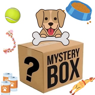 Caja o sobre misterioso para perros