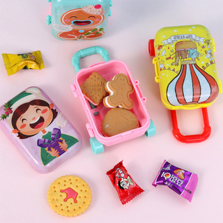 Adelante Chocolate viaje equipaje caramelo caja de almacenamiento carro caso maleta suministros de fiesta niño juguete bolsa de regalo feliz navidad (5)
