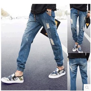 2020 primavera y verano nueve puntos Jeans hombres Beam pierna pantalones coreanos