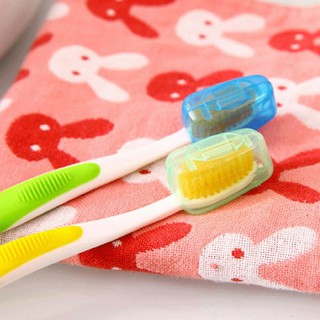 T^Y 5 piezas de cepillo de dientes capucha suministros de viaje cepillo protector de cabeza cepillo de dientes cubierta (5)