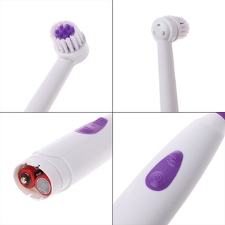 GUMU cepillo de dientes eléctrico giratorio impermeable con 3 cabezales de cepillo